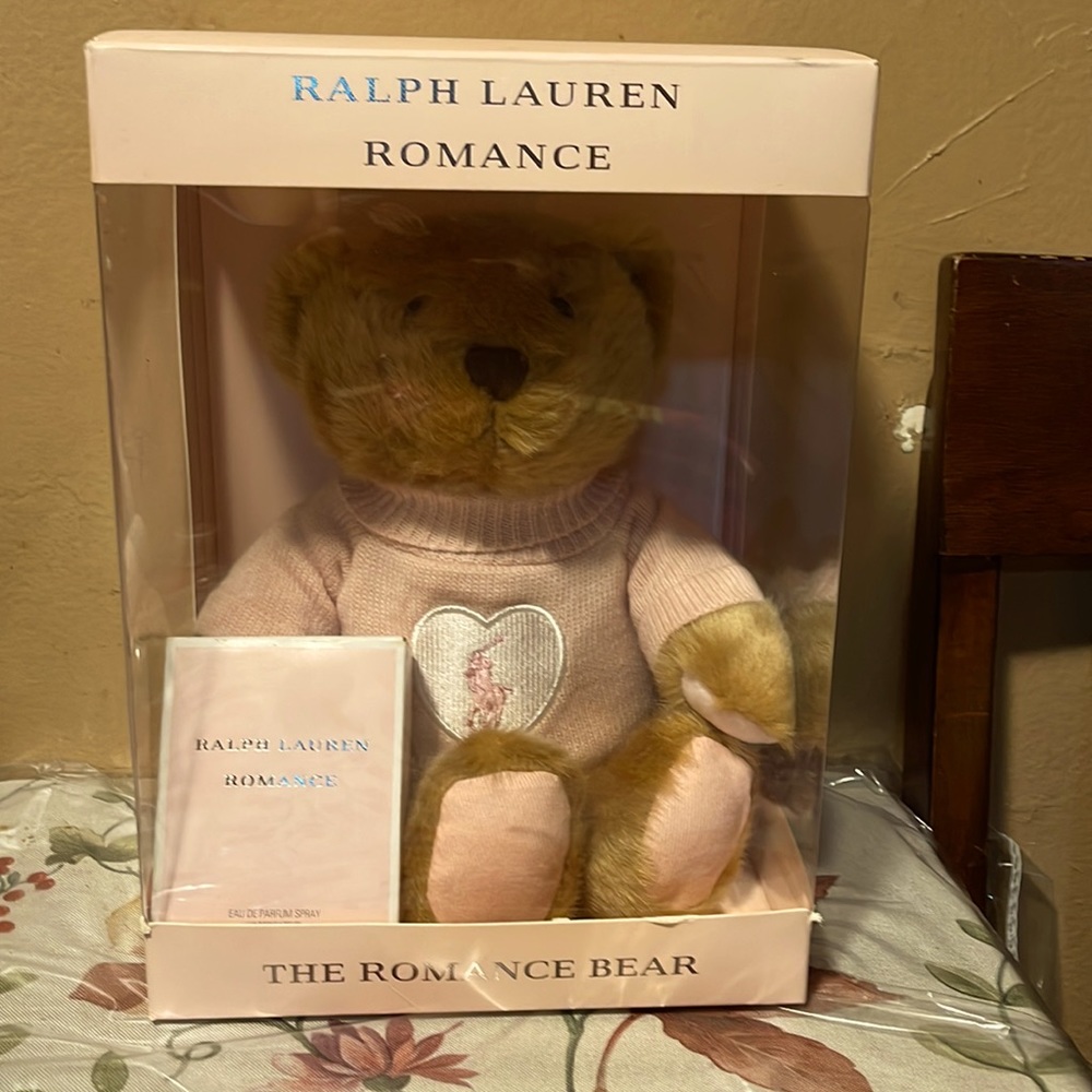 Ralph Lauren Teddy Bear with perfume